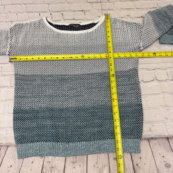 Vince Women Pullover Knit Sweater Size Medium Cotton C032 -15 - Picture 2 of 15